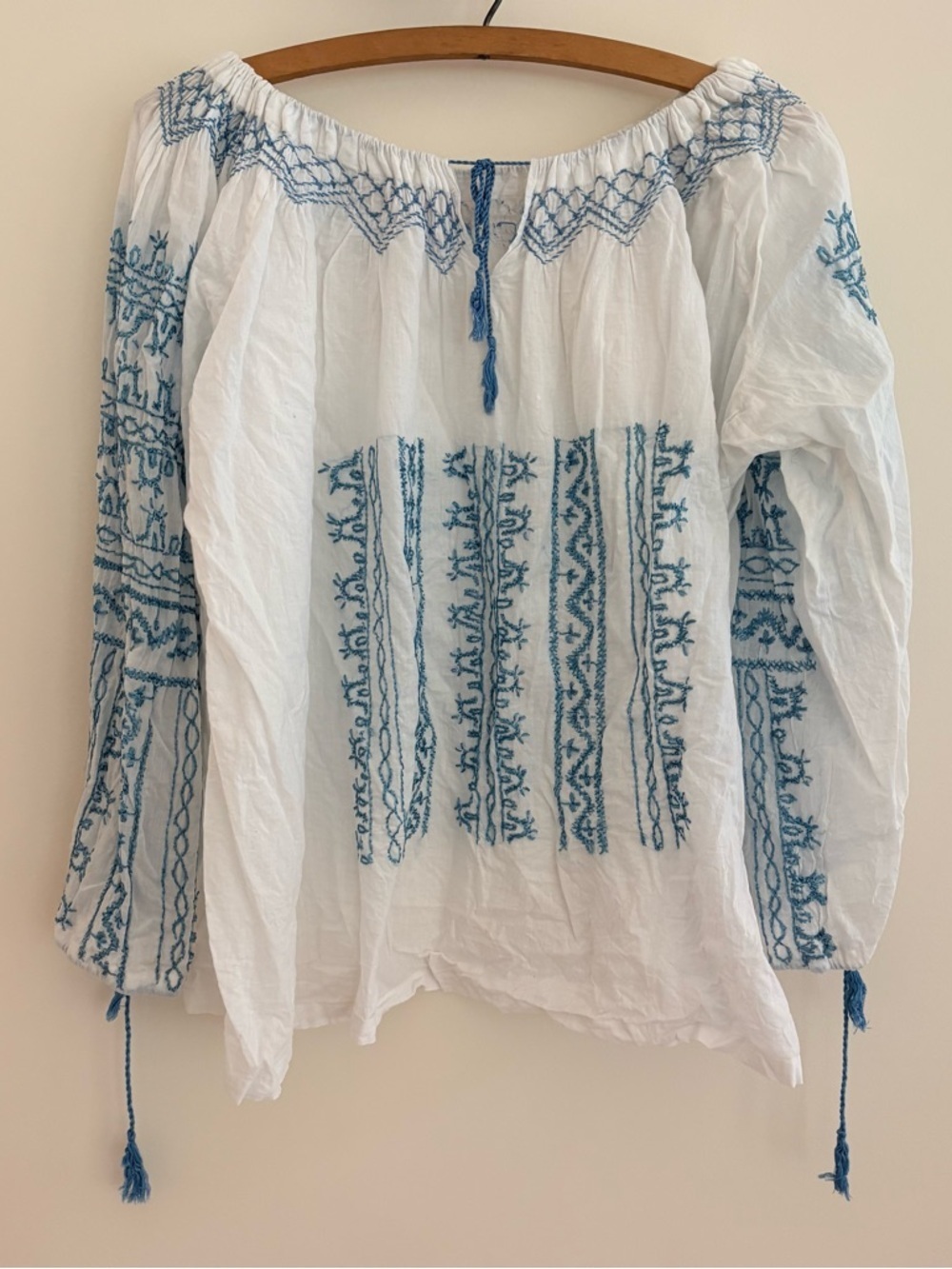 Voile Embroidered Blouse